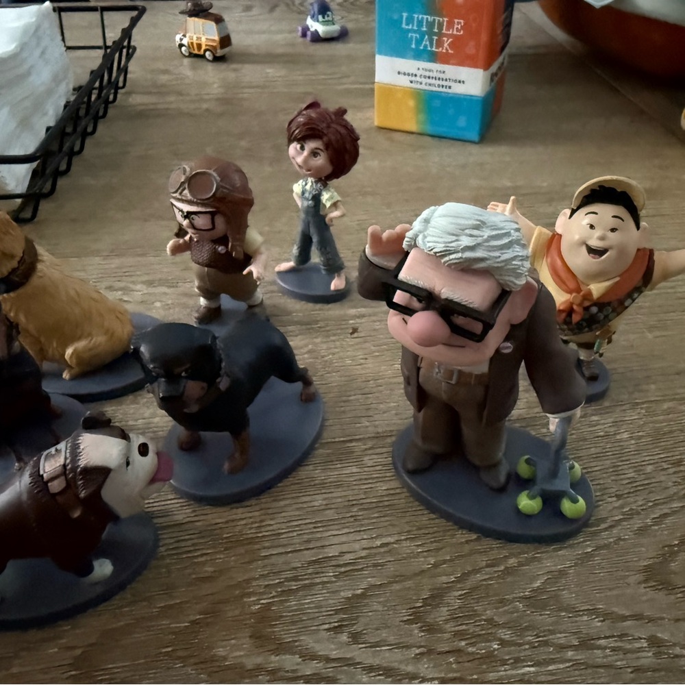 Disney Pixar UP Action Figures Set - Brown Black, Gray
